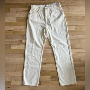 Ann Taylor Loft Cream Jeans Size 28 Petite NWT